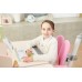 Children Kids Ergonomic 1M Study Desk with Adjustable Double-Winged Swivel Chair Set